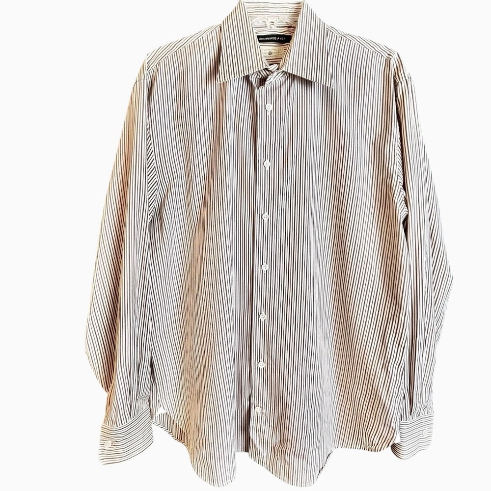 John Varvatos USA Striped Long Sleeve Button Up Shirt Men's Large